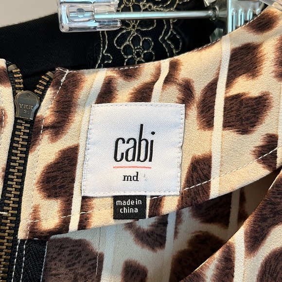Cabi Ginger Top Tunic M leopard - Picture 5 of 13
